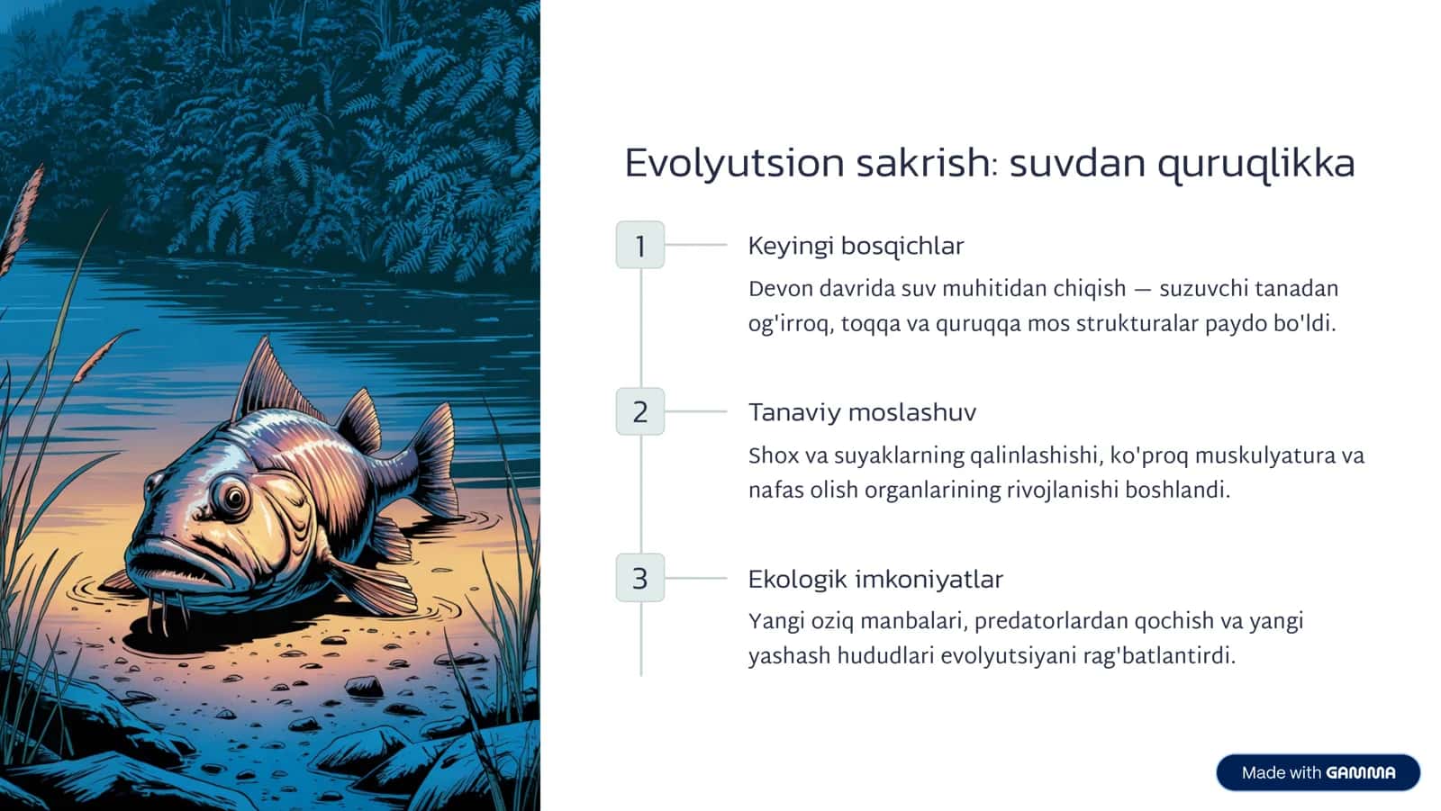 Tetrapoda: Quruqlikda yashash sirlari 2