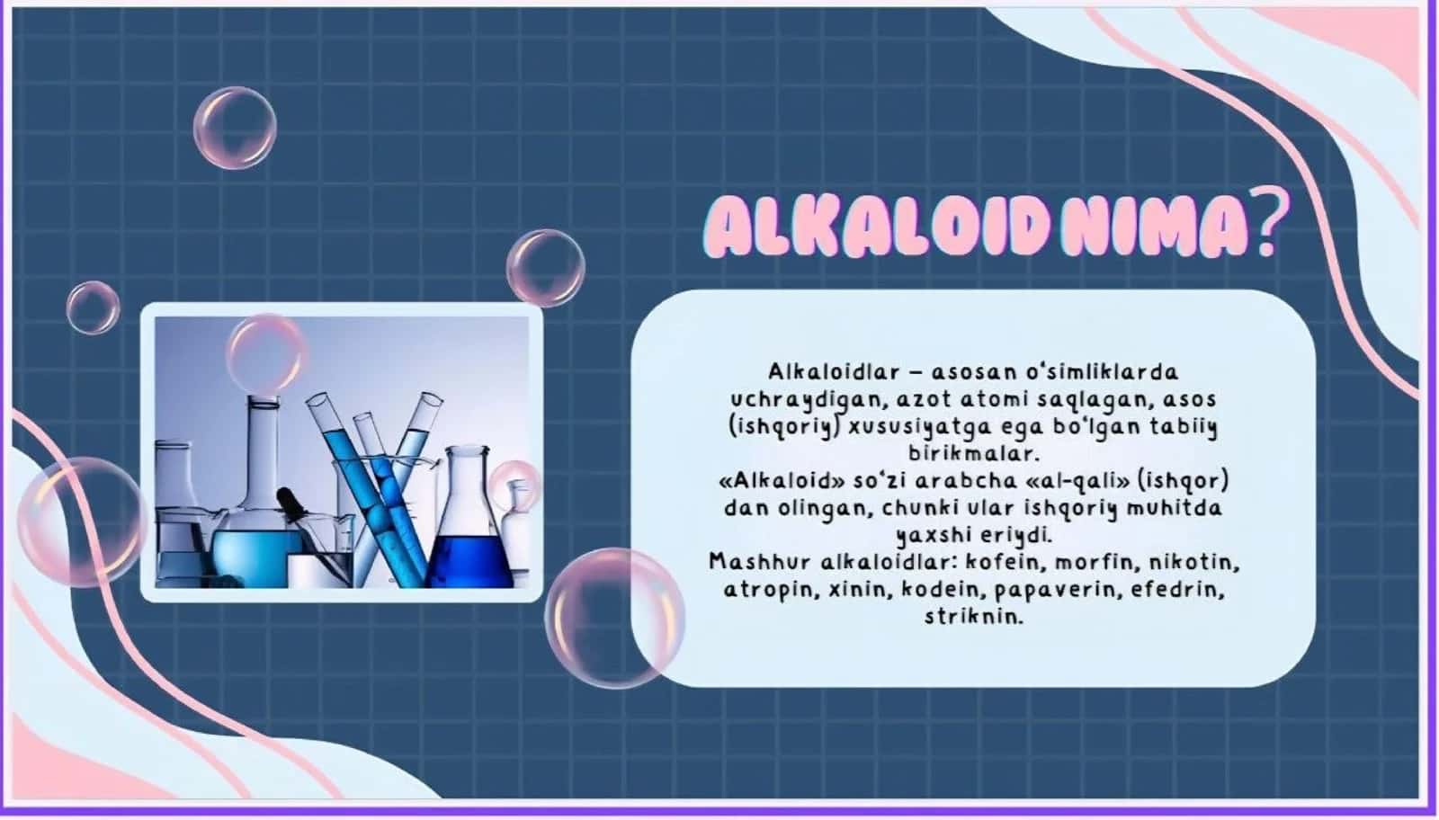Alkaloidlar kimyosi 2