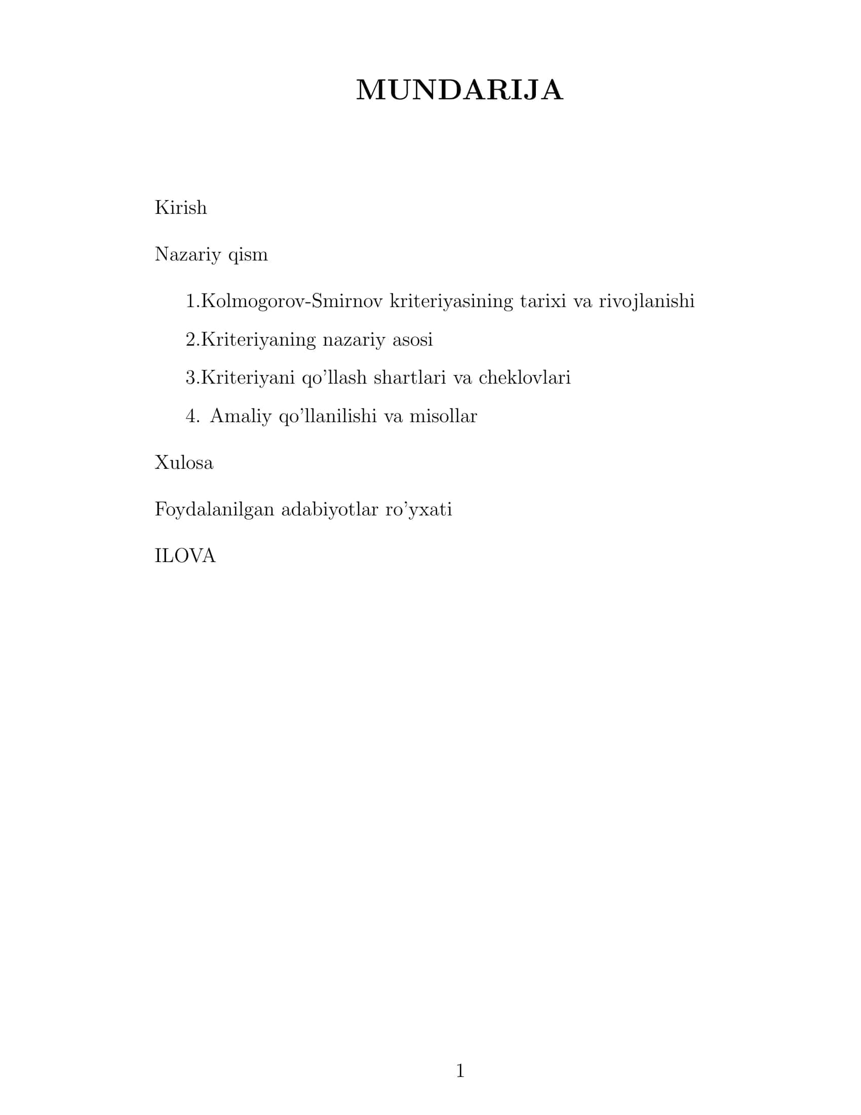 Kolmogorov-Smirnov kriteriysi va uni qo'llash 2