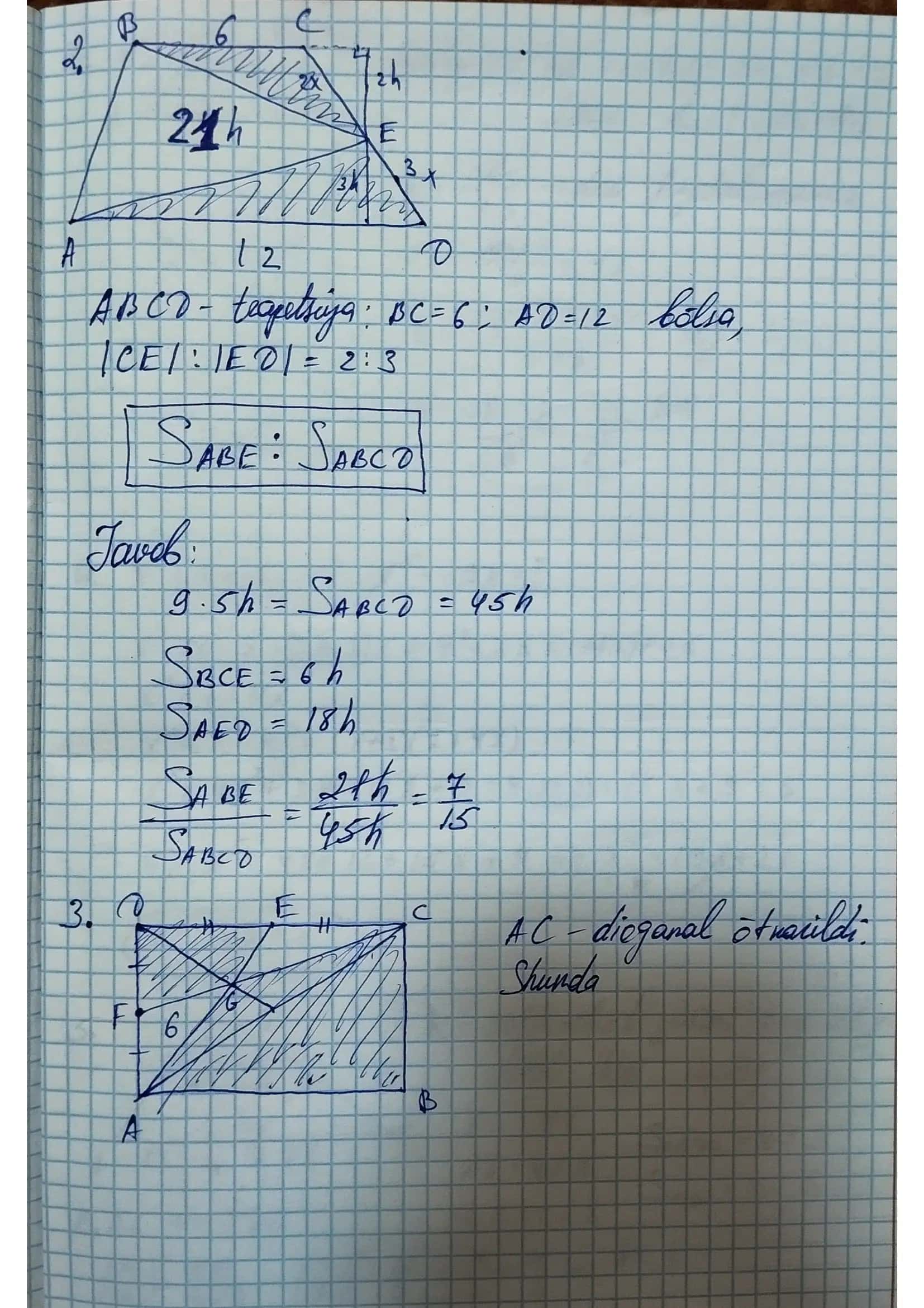 Matematikadan MilliySertifikat yechimlari 2