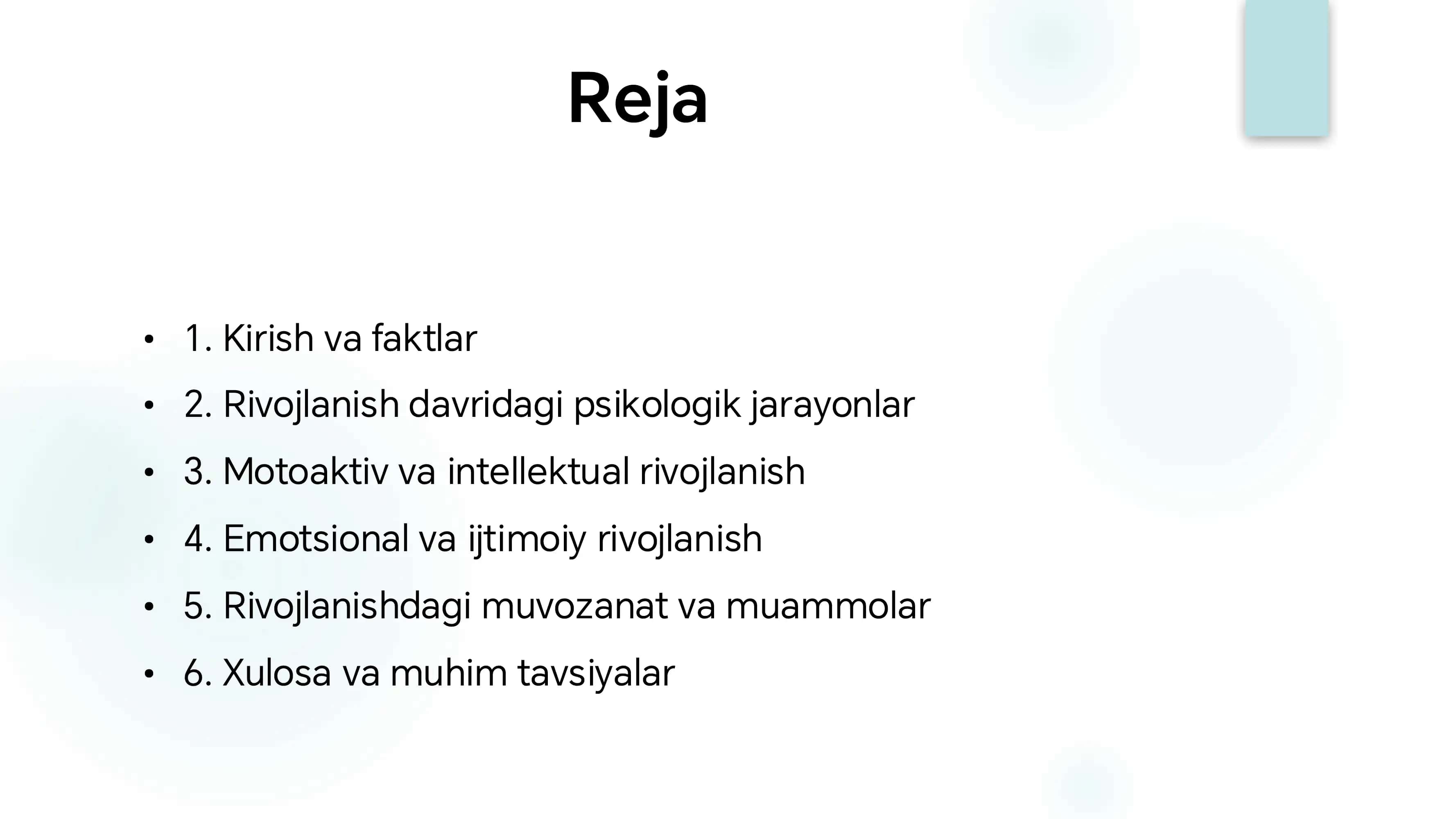 Kichik maktab yoshi davrida psixik rivojlanish xususiyatlari 2