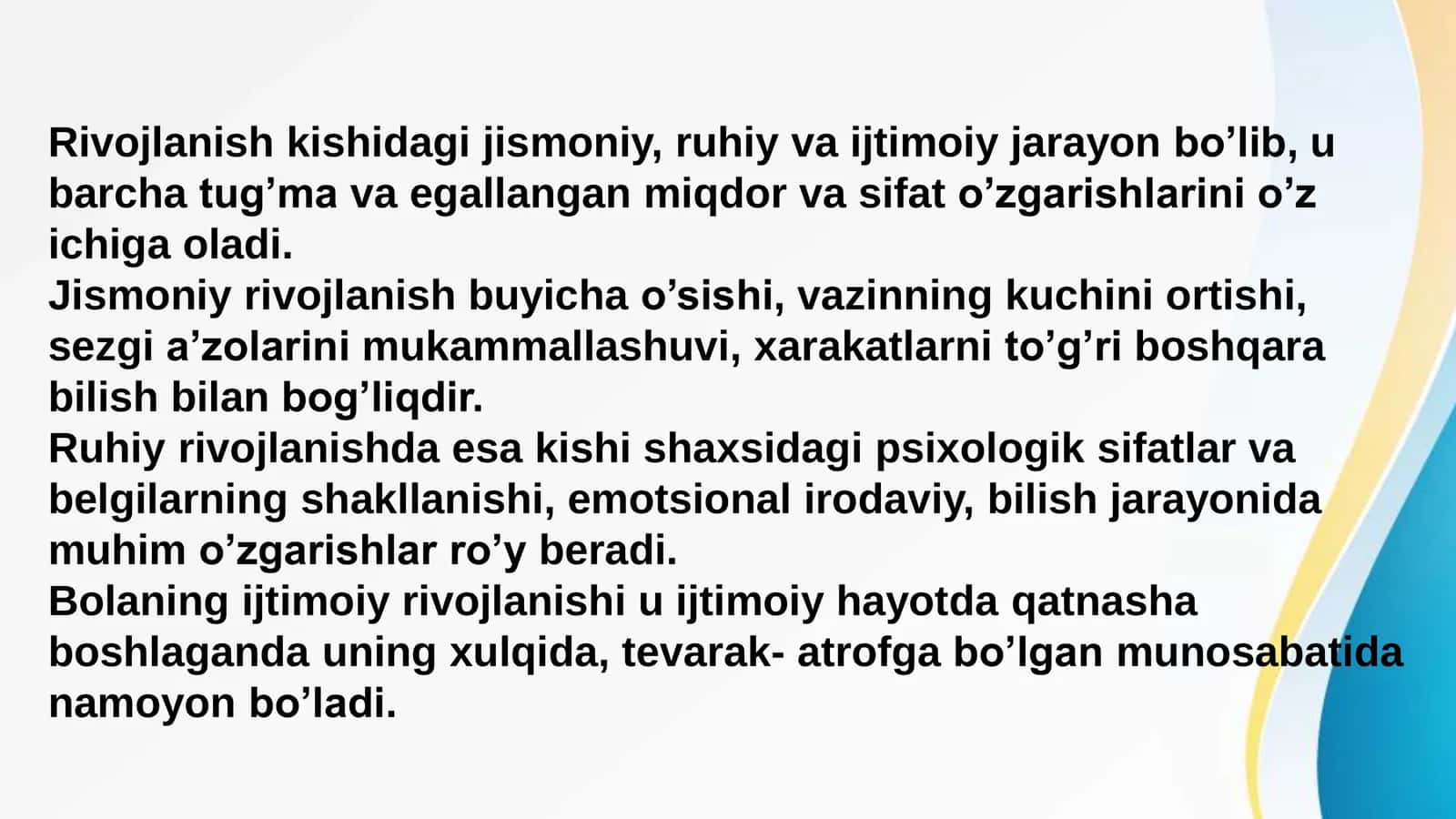 Maktabgacha yoshdagi bola shaxsining rivojlanishi 2