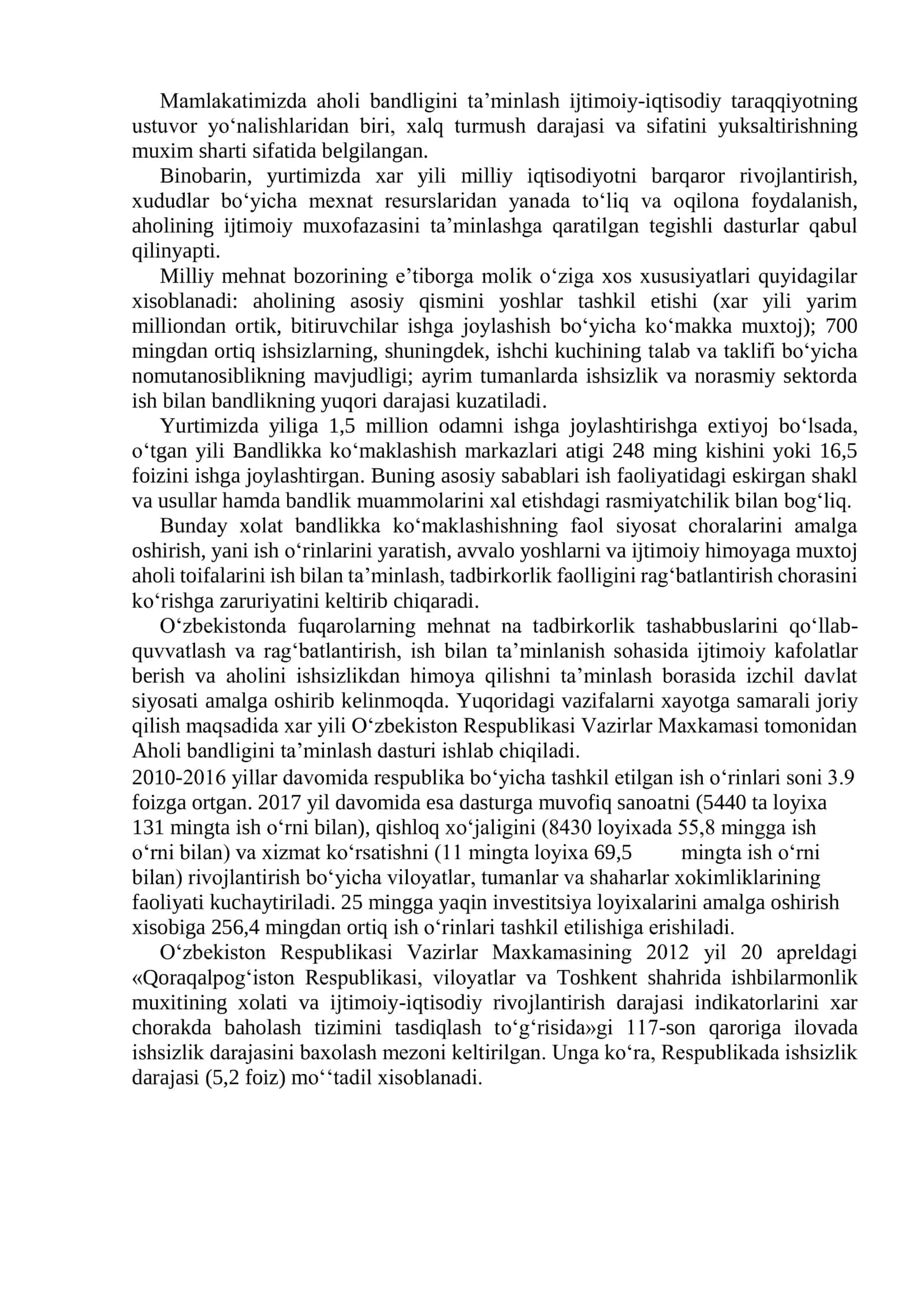 IJTIMOIY SOHADAGI ISLOHOTLARNI CHUQURLASHTIRISH 2