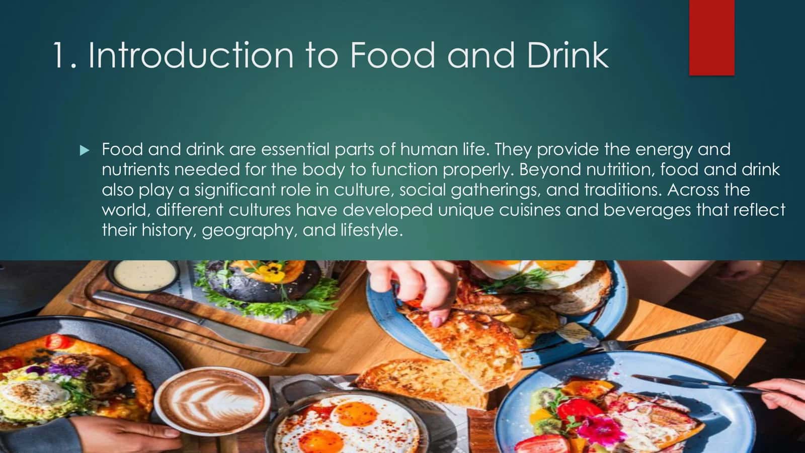 Introduction to Food and Drink 2