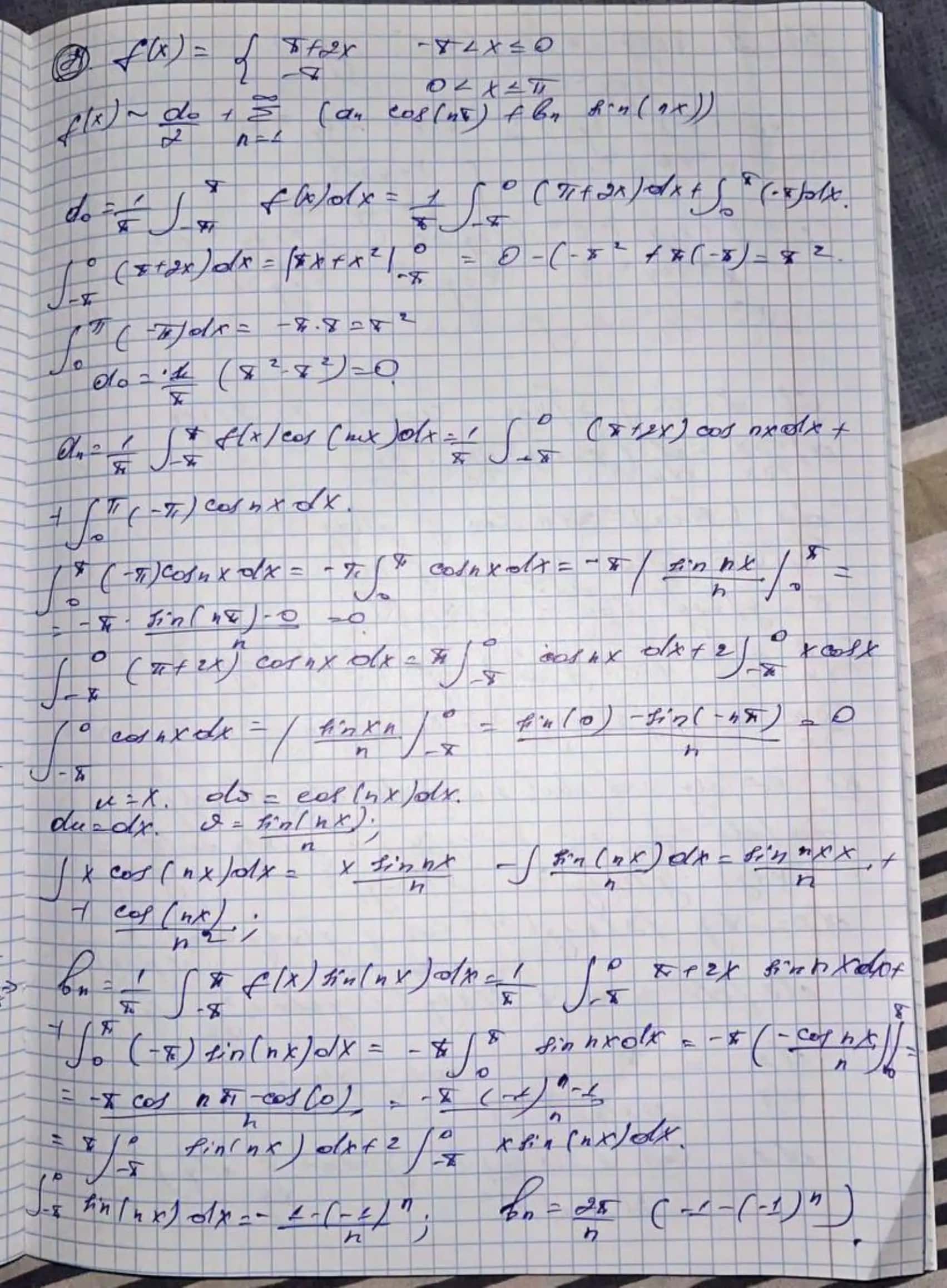 Hisob 2 fanidan oraliq nazorat 9-variant javoblari (qo'l yozma) 2