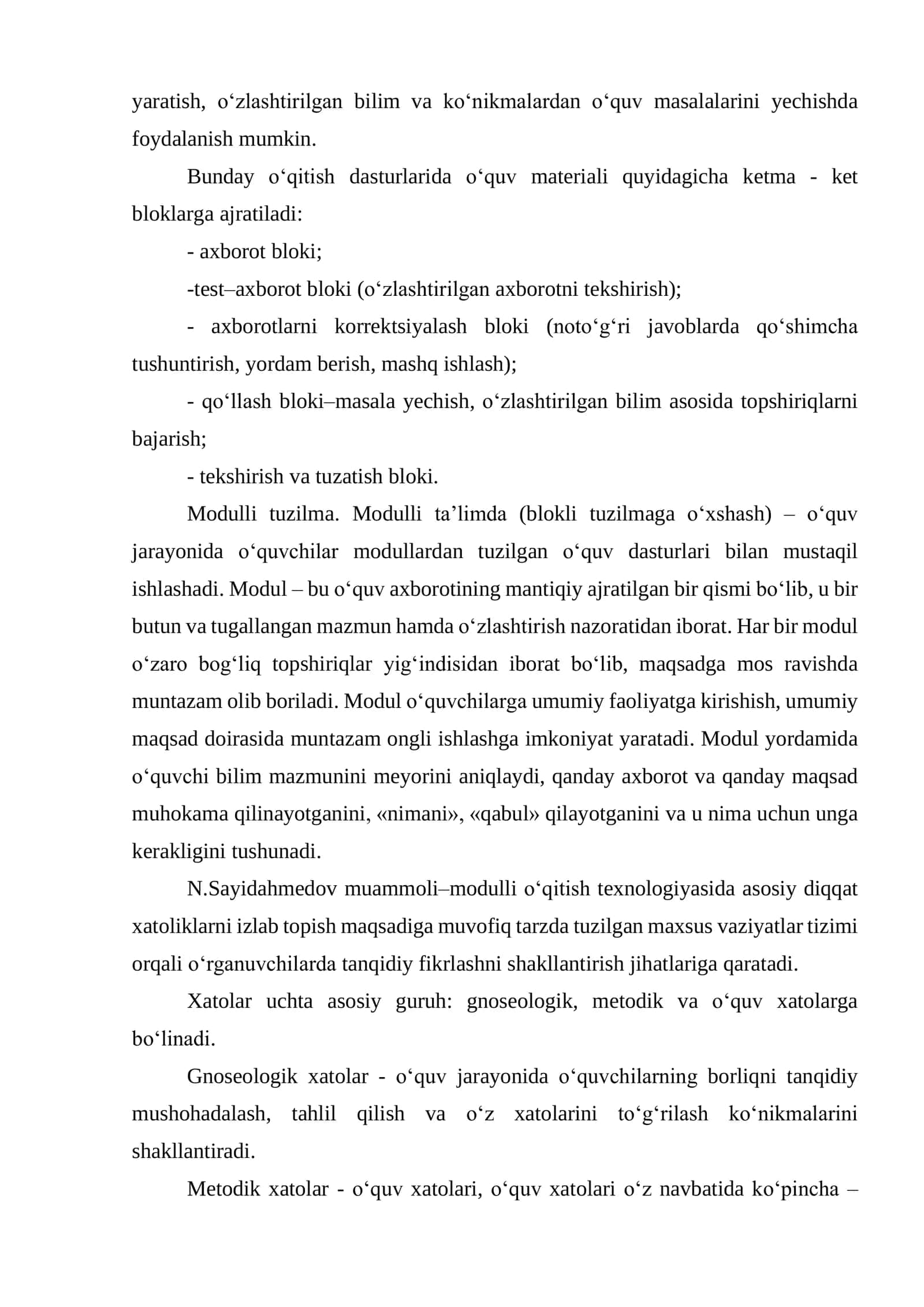 MODULLI VA DIDAKTIK O‘YIN TEXNOLOGIYALARI 2