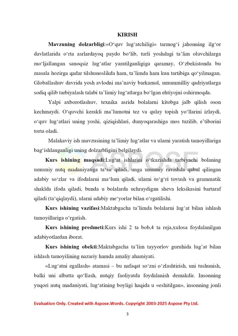 Lugʻat bilan ishlash tamoyillari 2