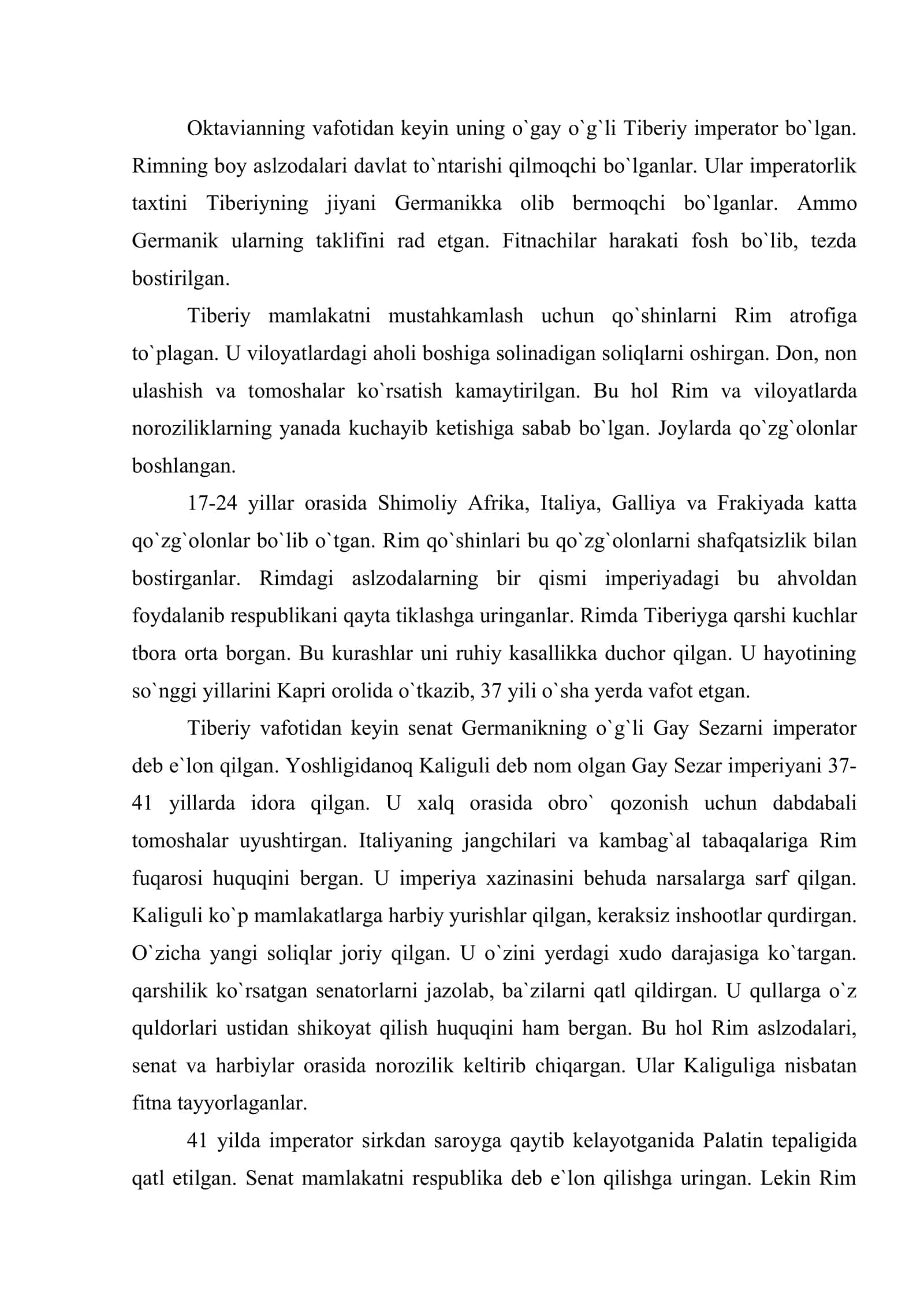 I- II asrlarda Rim saltanati 2