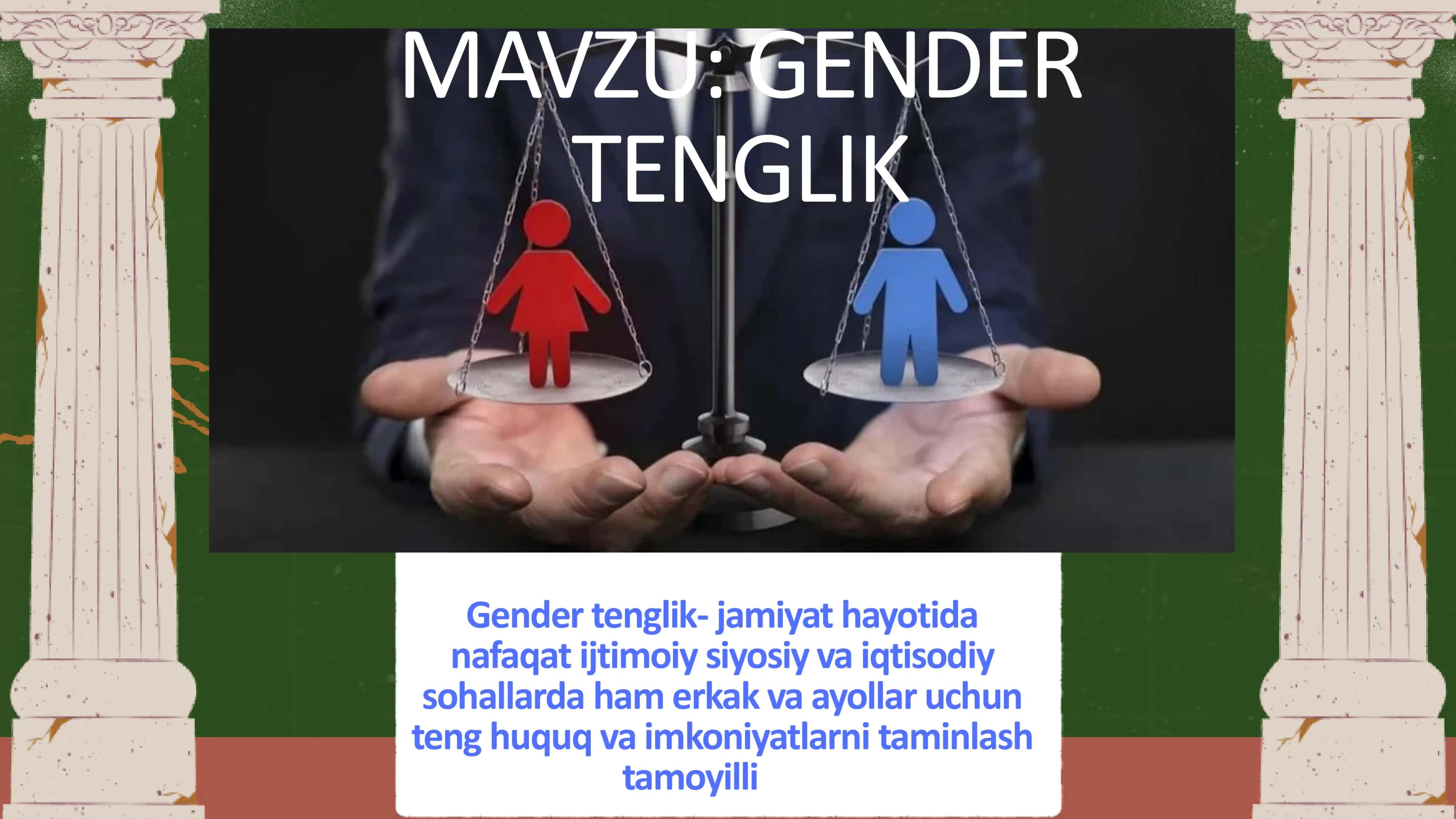 Gender Tenglik 2