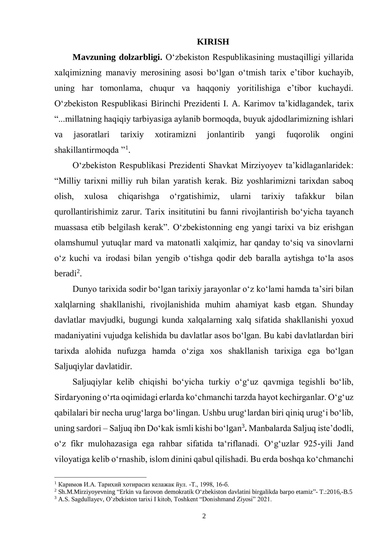 YEVROPADA SALJUQIYLAR DAVLATI TARIXINING O‘RGANILISHI 2
