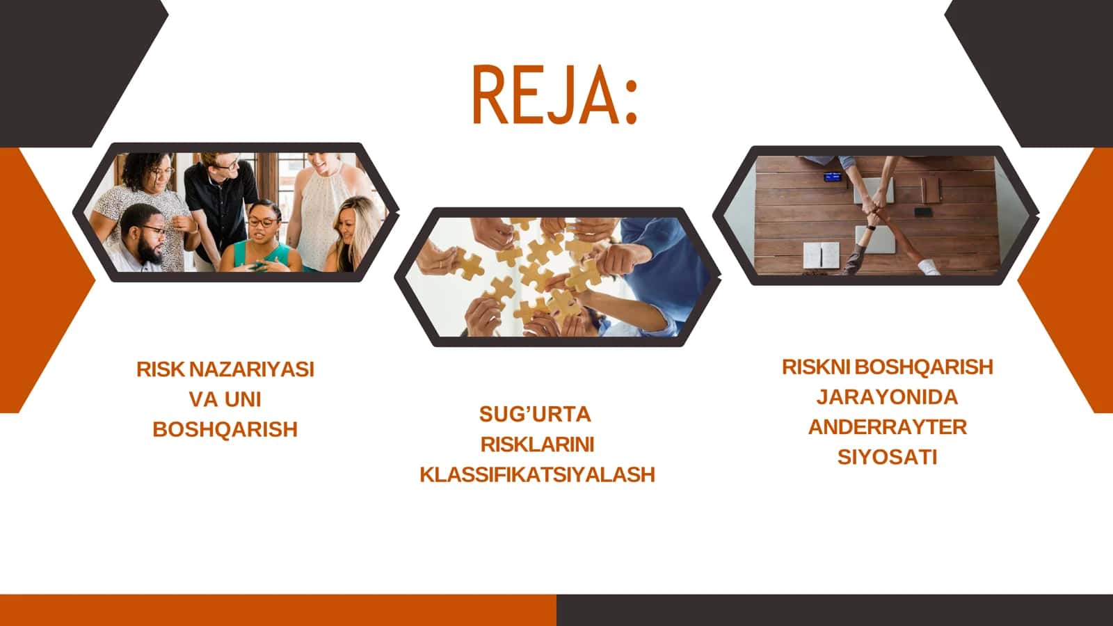 Risk nazariyasi va uning sug`urtadagi o`rni 2