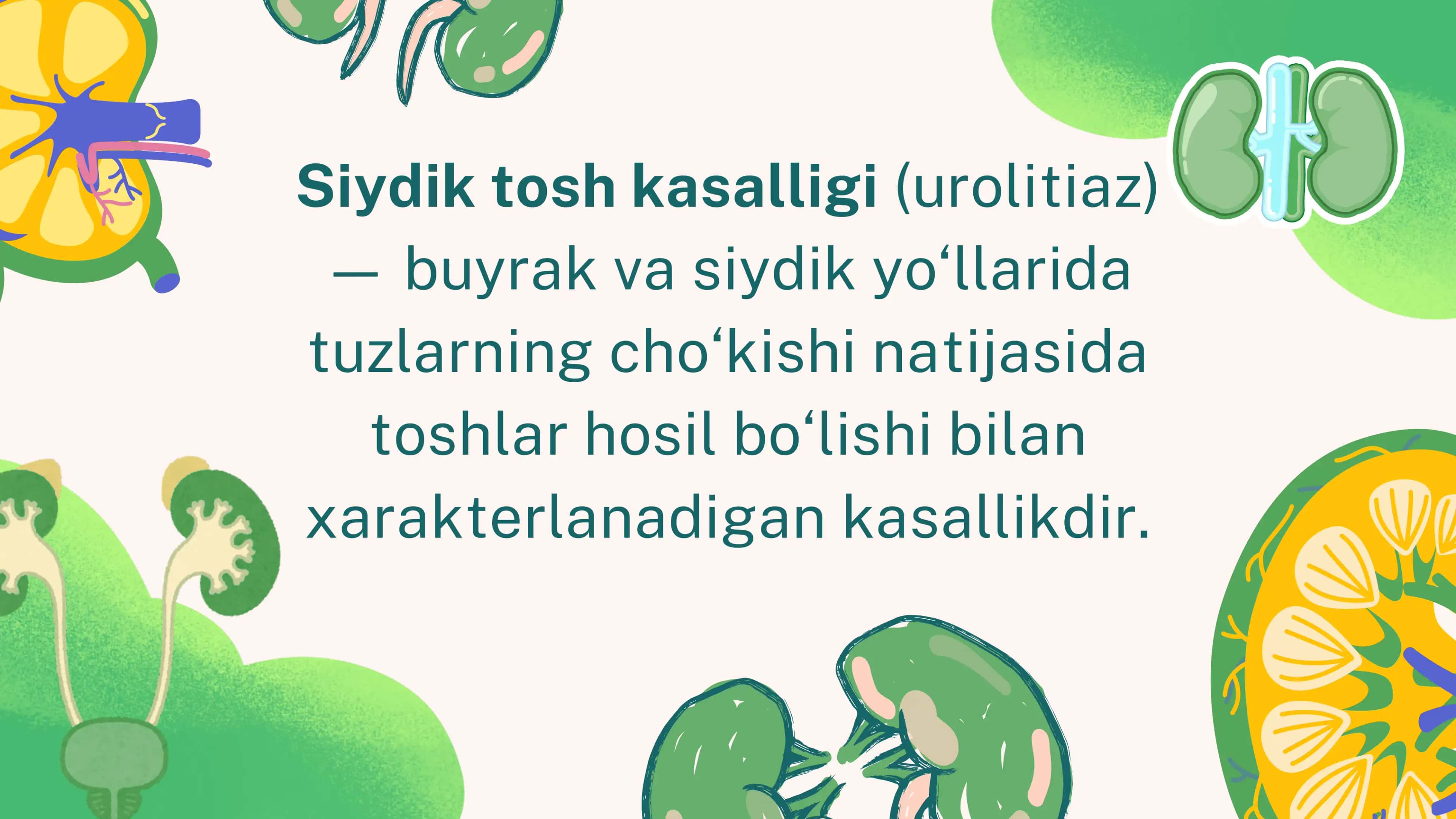 SIYDIK TOSH KASALLIKLARI 2