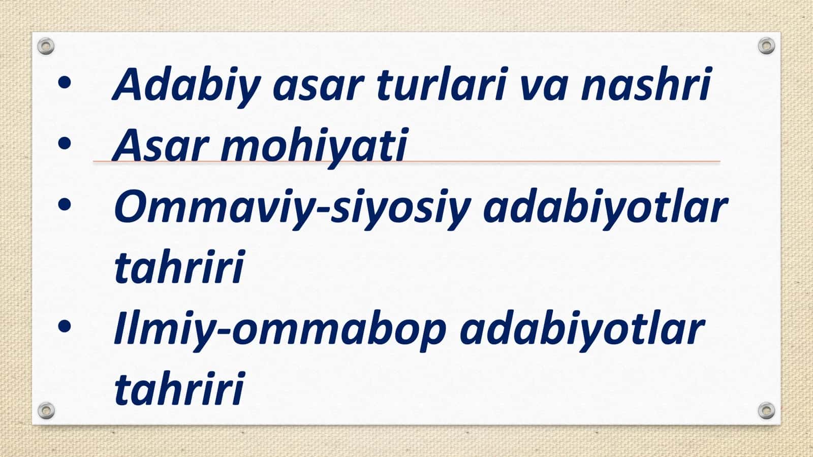 Adabiy tahrir asoslari 2