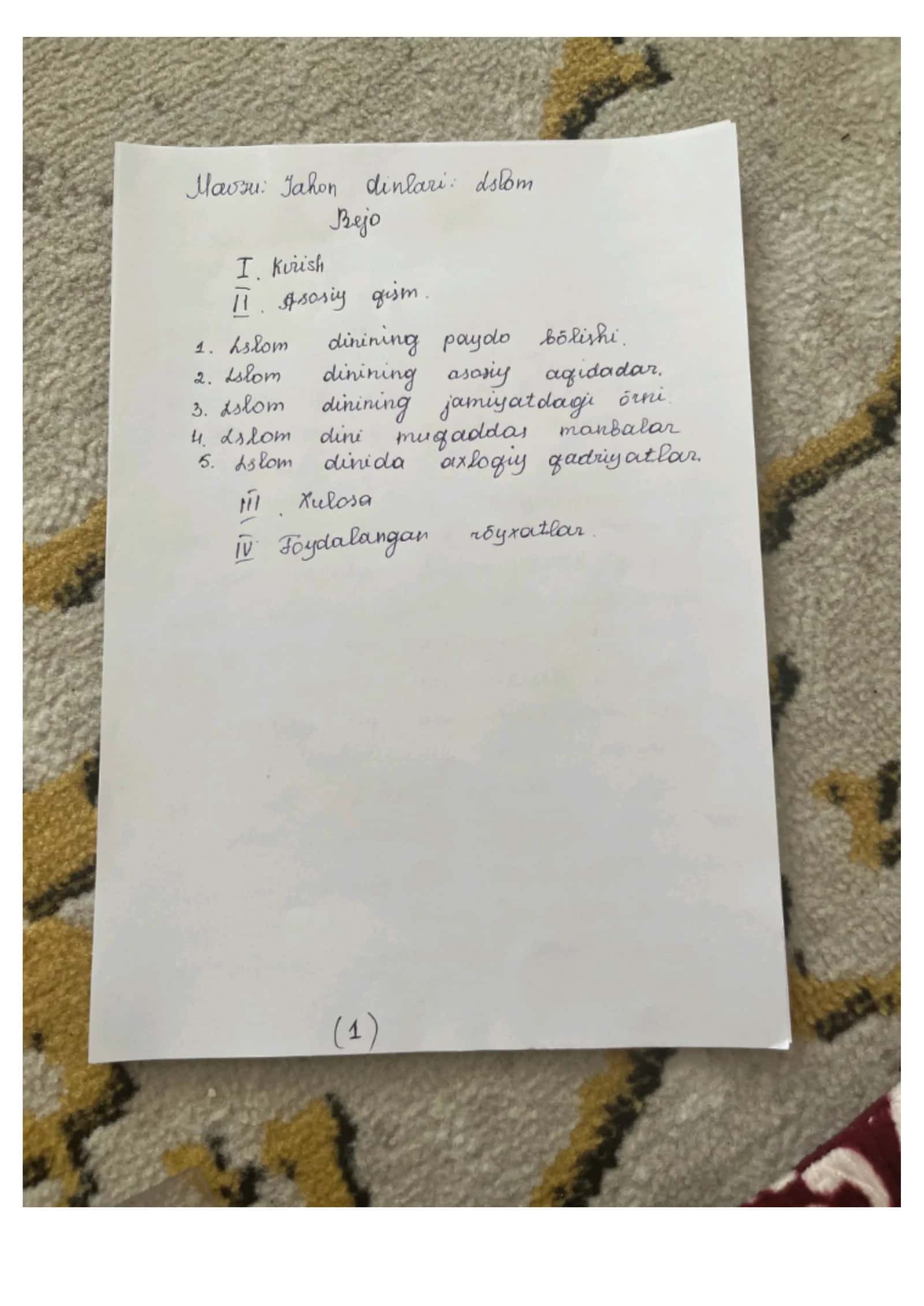 Dinshunoslik 2