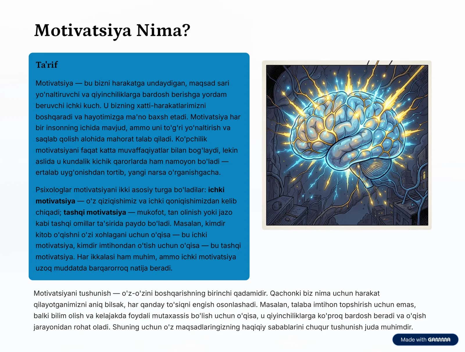 Motivatsiya Sirlari 2