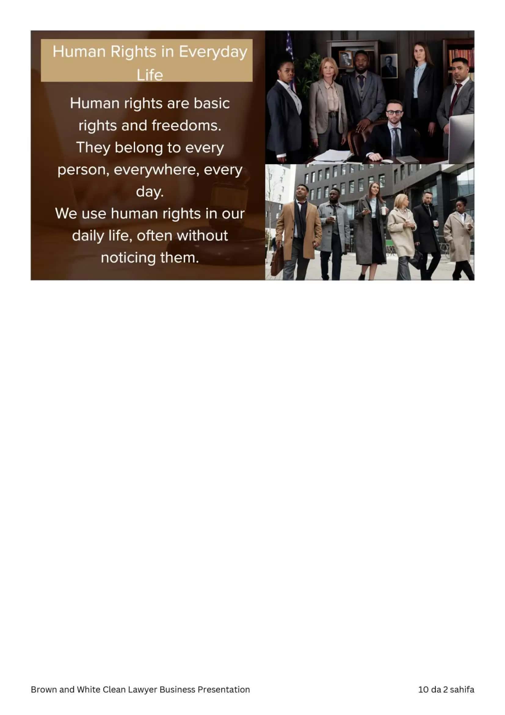 Human Rights in everyday life 2