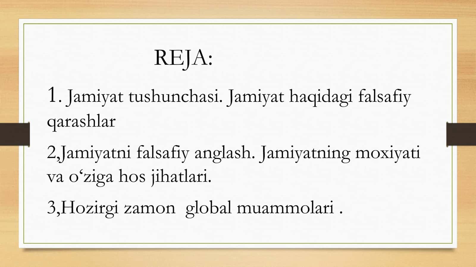FALSAFA TURMUSH TARZI VA DUNYONI ANGLASH USULI 2