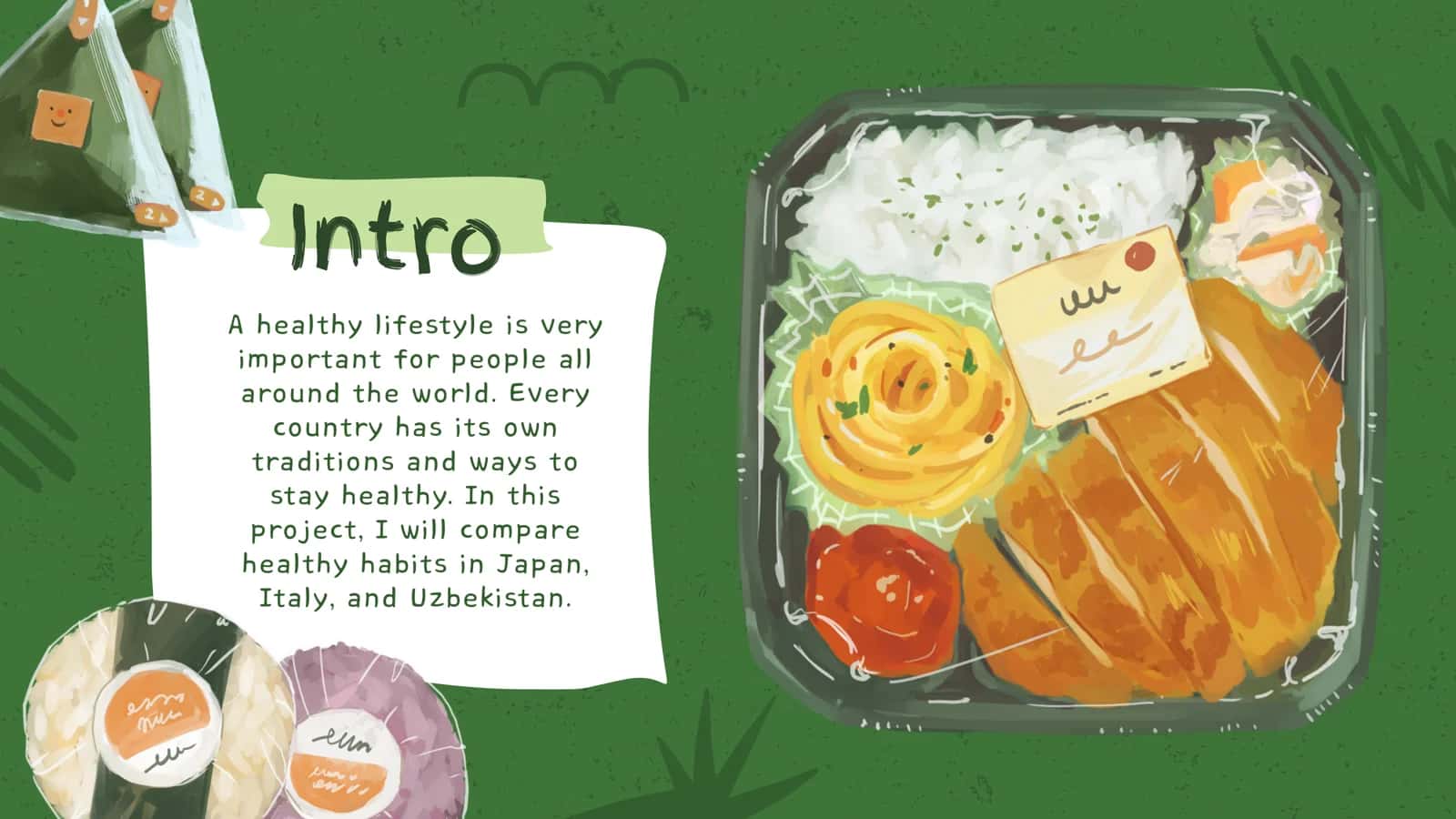 Habits in Healthy Around the World 2