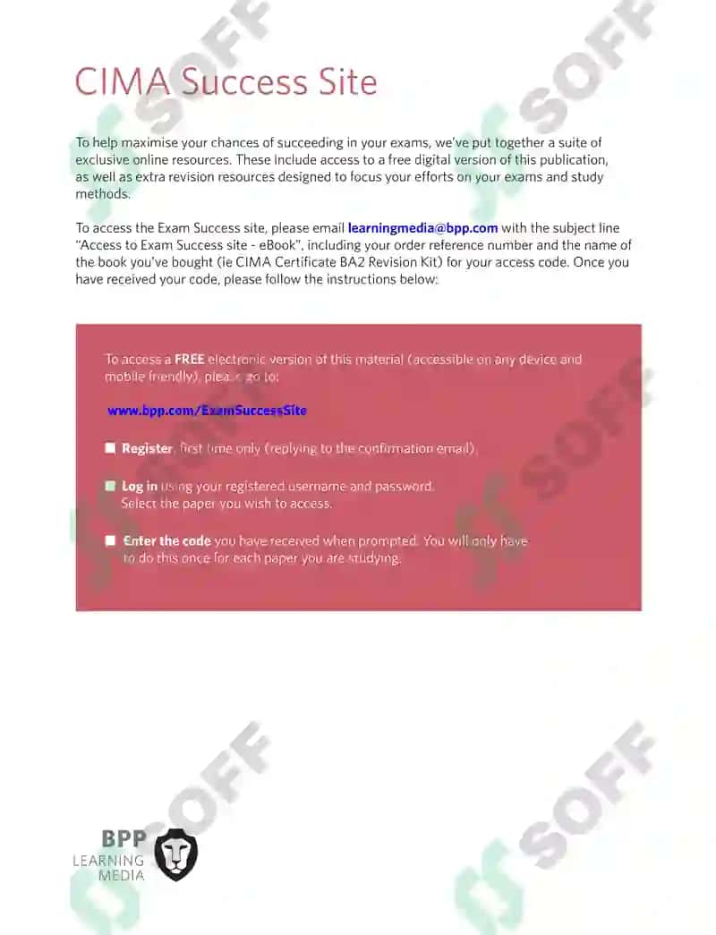 Certificate BA2 Exam Practice Kit 2