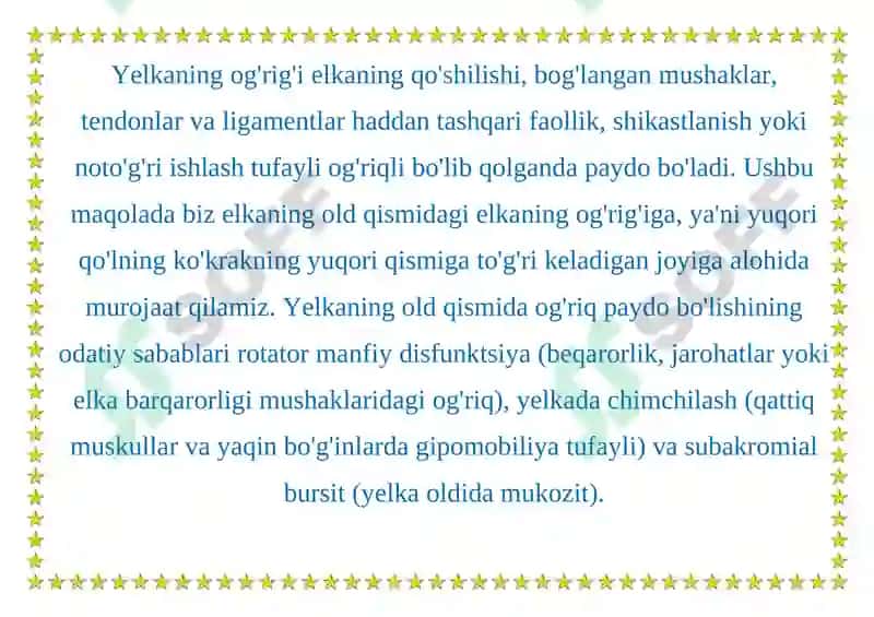 YELKA KURAK PERIARTRITI 2