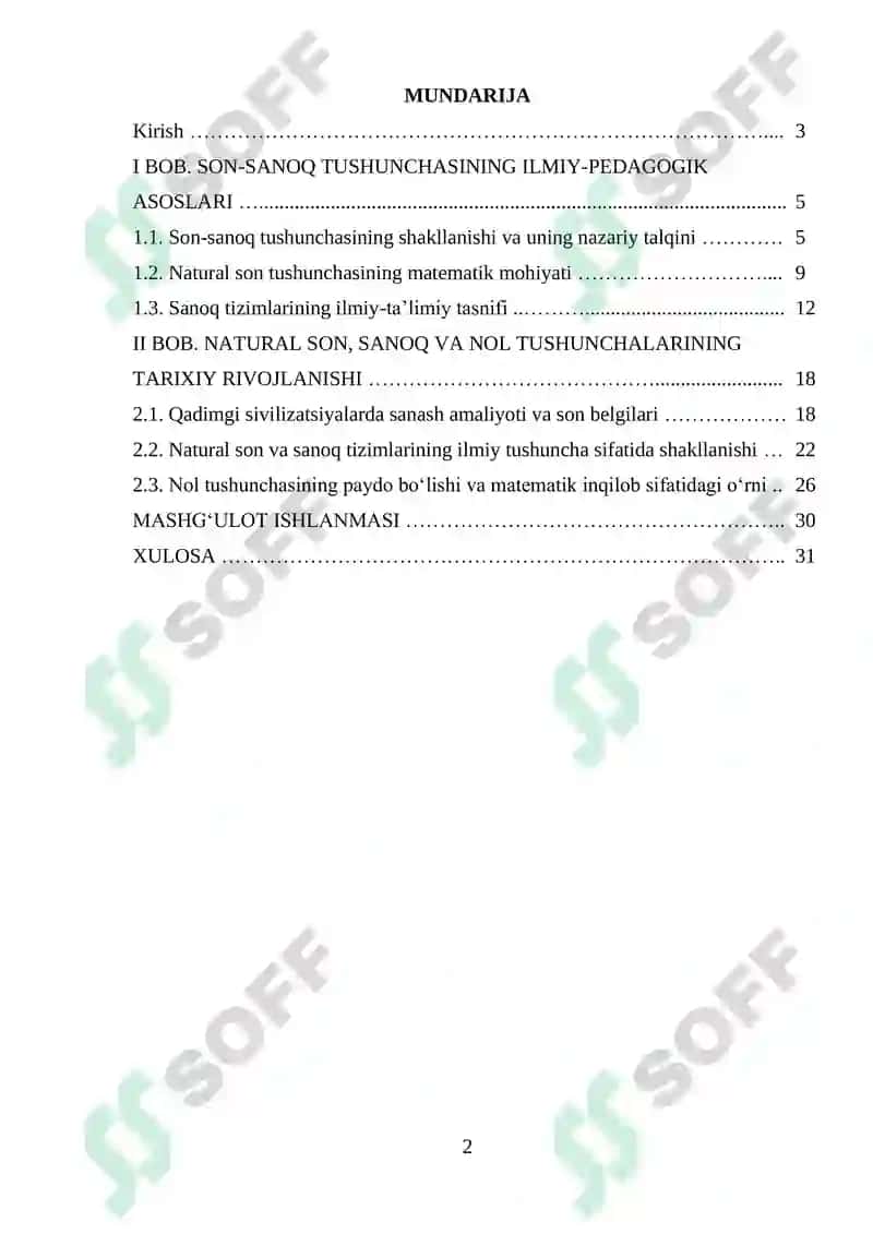 Bolalarda Elementar Matematik Tasavvurini Shakllantirish 2