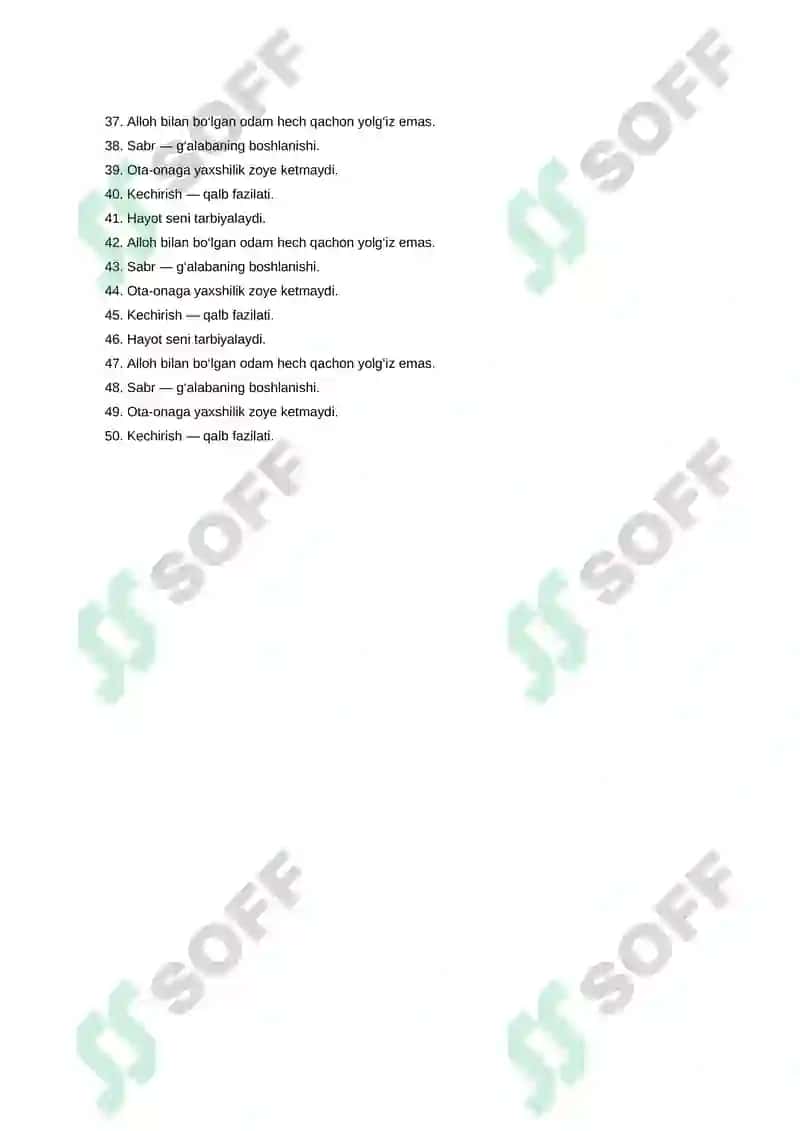 50 ta Motivatsion Nasihat 2