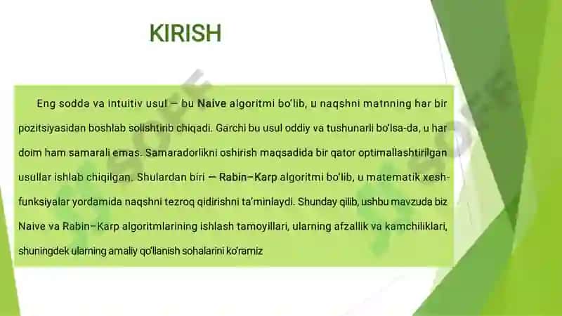 Algoritmalar nazariyasi fanidan 2