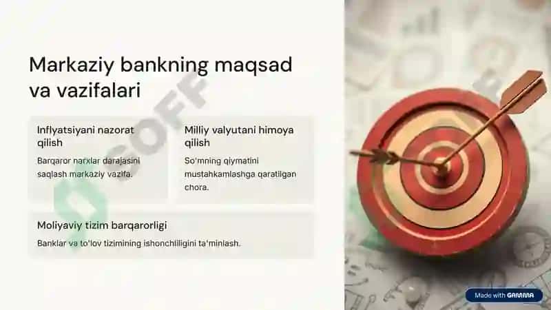 O'zbekiston Respublikasi Markaziy banki: Kirish 2