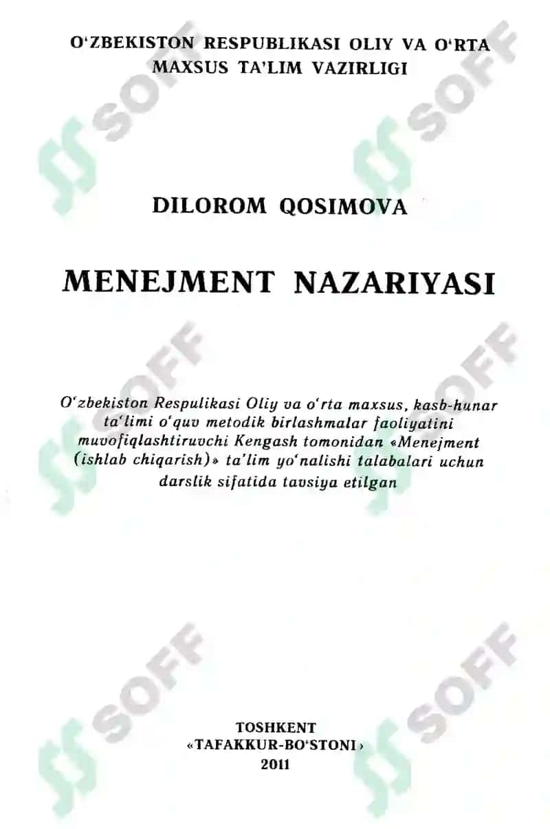 Menejment Nazariyasi 2