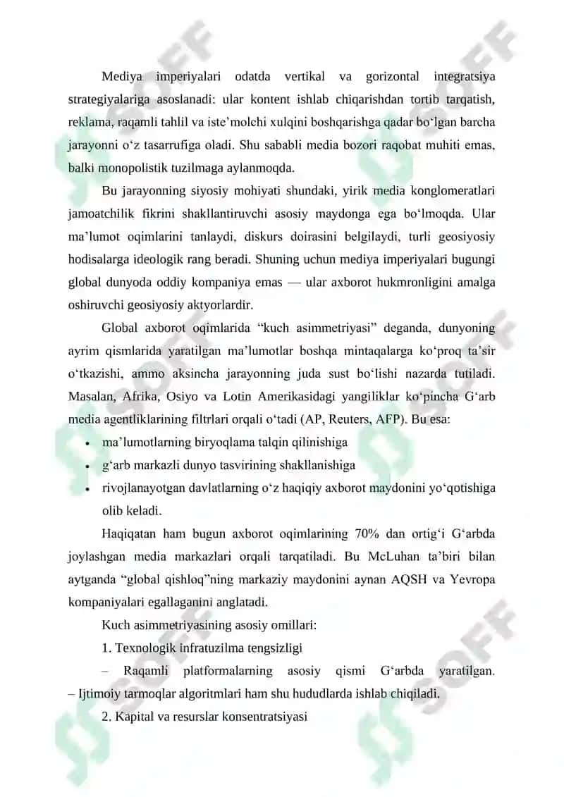 MEDIYA IMPERIYALARINING AXBOROT HUKMRONLIGINI SHAKLLANTIRISH STRATEGIYALARI 2