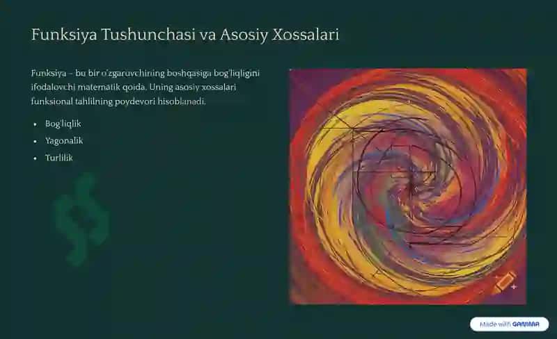 Funksiyani To'la Tekshirishga 2