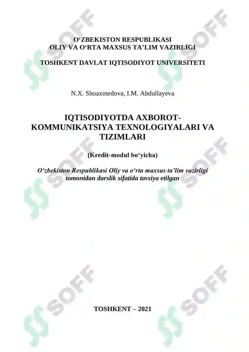 Iqtisodiyotda axborot-kommunikatsiya texnologiyalari va tizimlari 2
