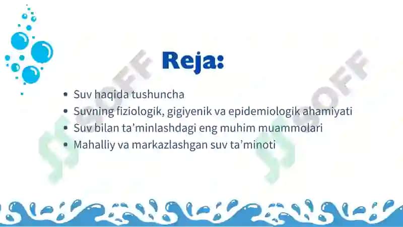 SUVNING GIGIYENASI VA EKOLOGIK MUAMMOLAR 2