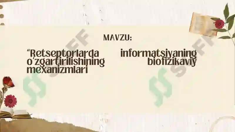 BIOFIZIKA FANI 2