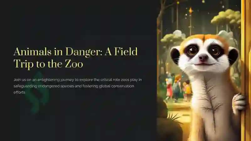 Animals in Danger: A Field Trip to the Zoo 2