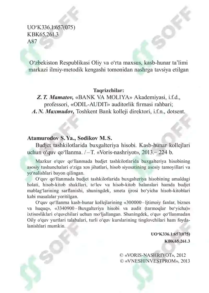 Buxgalteriya Hisobi 2