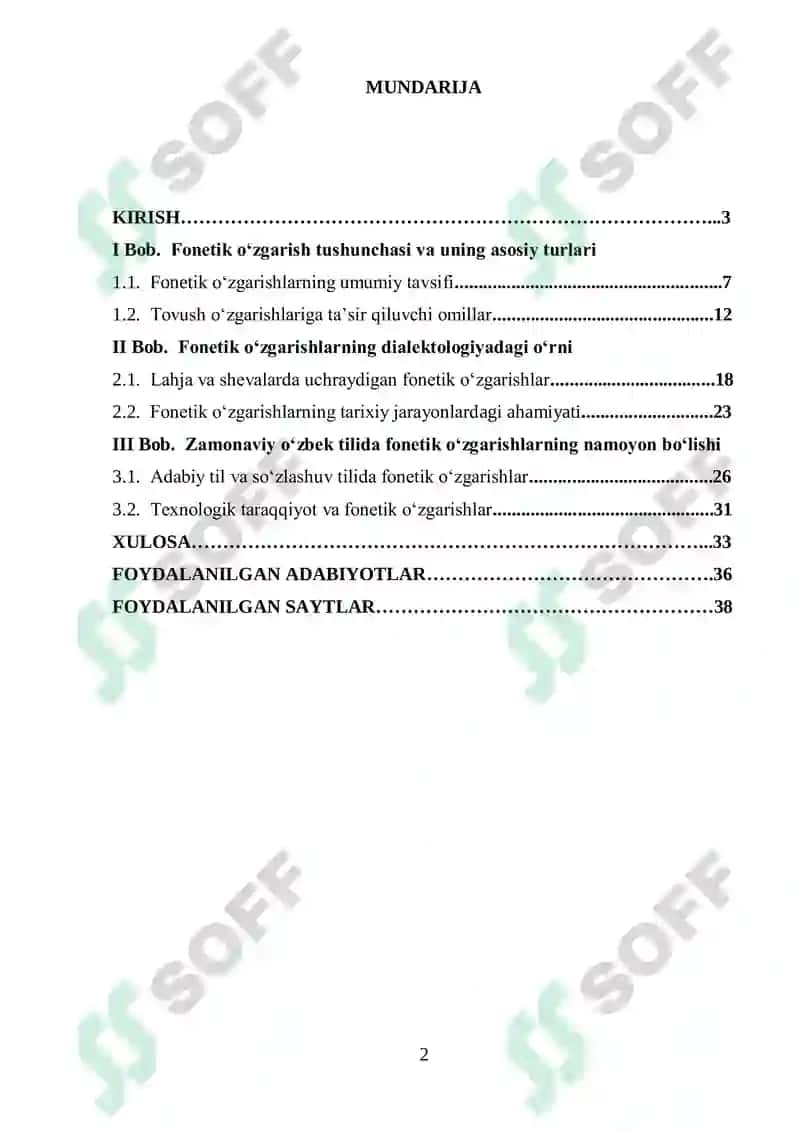 Nutq tovushlarining fonetik oʻzgarishlari 2