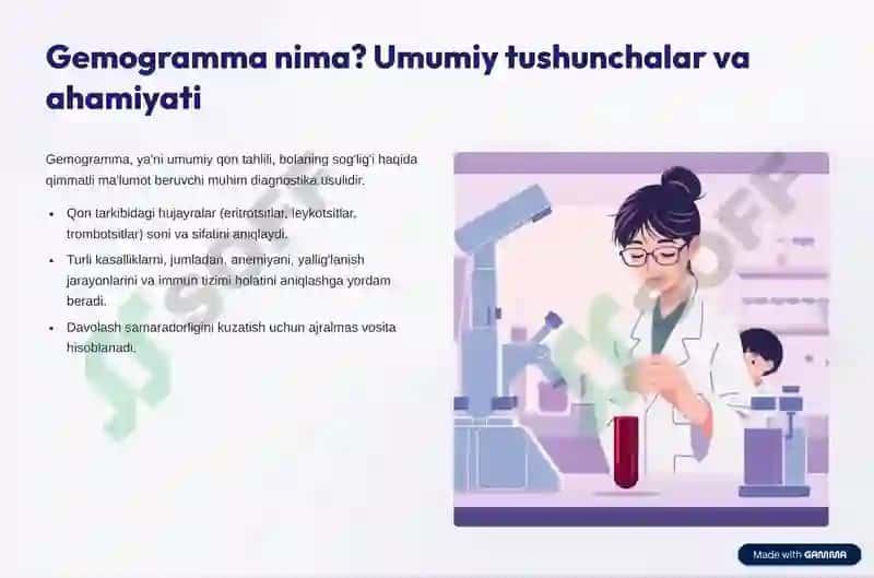 Gemogramma: Diagnostika va talqin 2