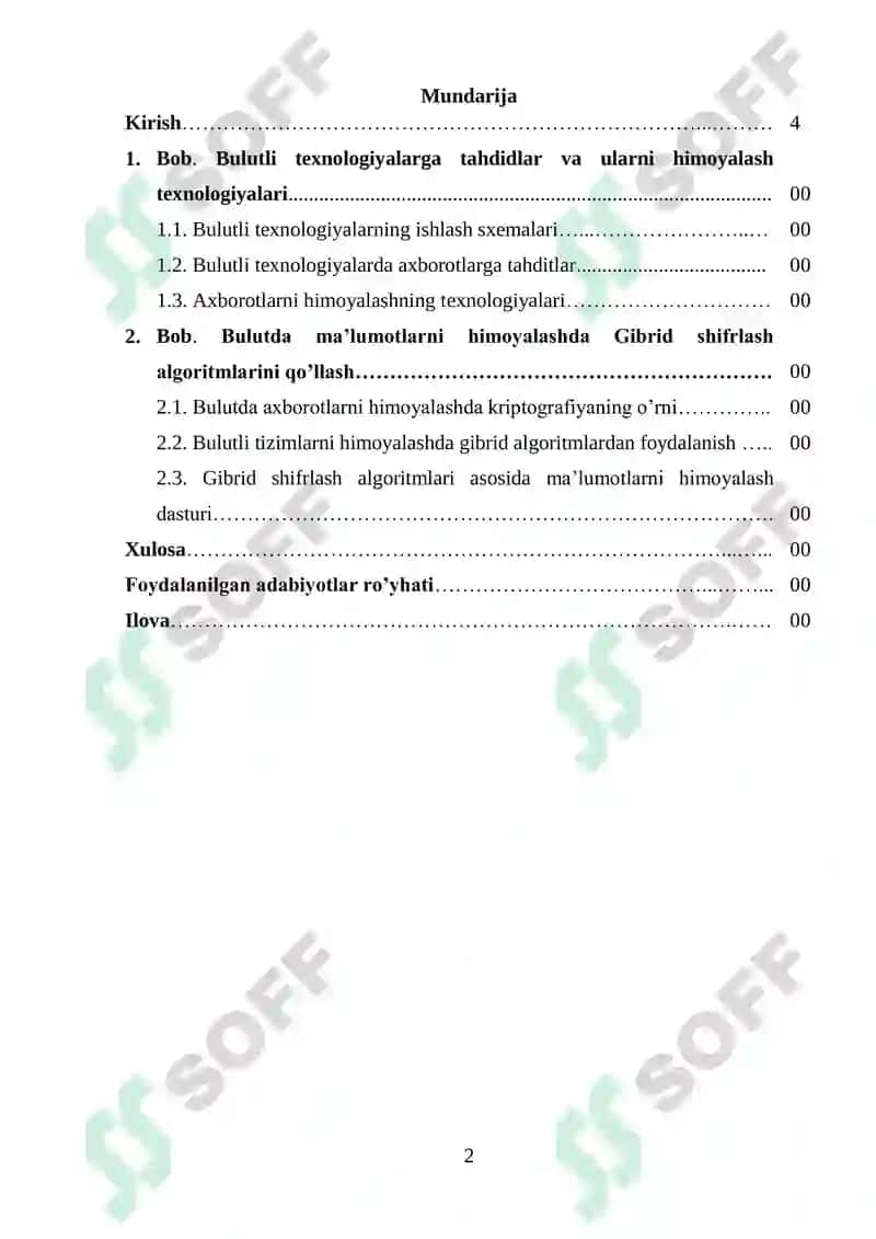 Bulutda ma’lumotlarni himoyalash dasturini ishlab chiqish 2