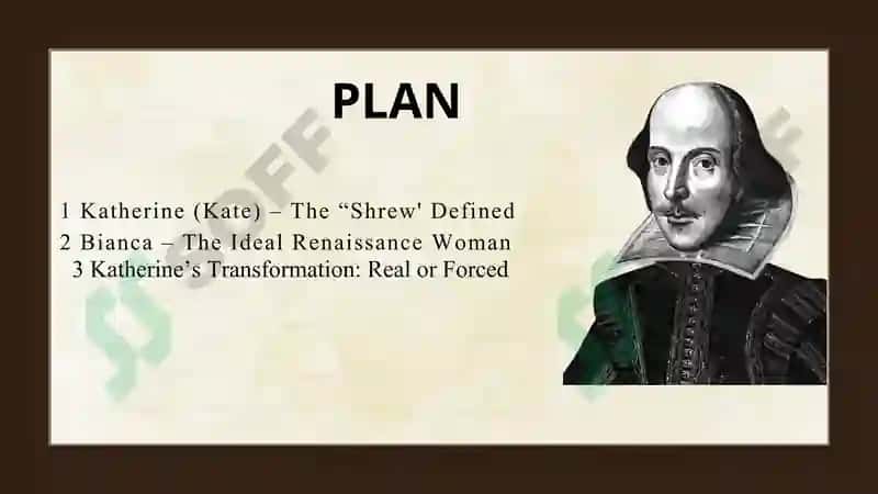 Female character's in William Shakespeare's "Comedy the Taming 2