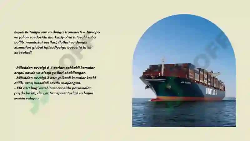 Mustaqil Ish Suv va Dengiz Transporti 2