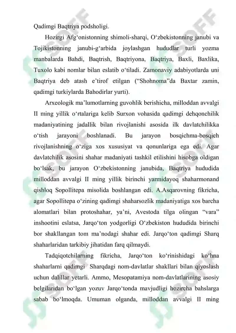 Qadimgi Baqtriya davlati 2