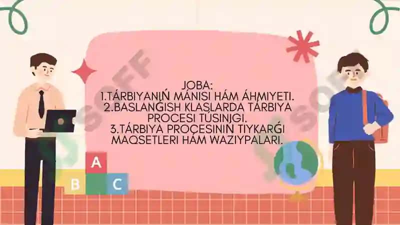 Baslanǵish klaslarda tárbiya procesi 2