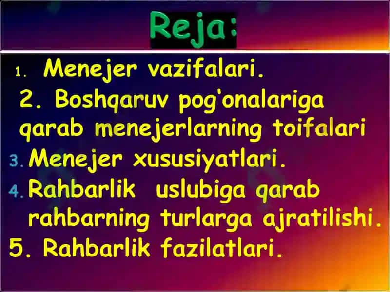 Zamonaviy menejer 2