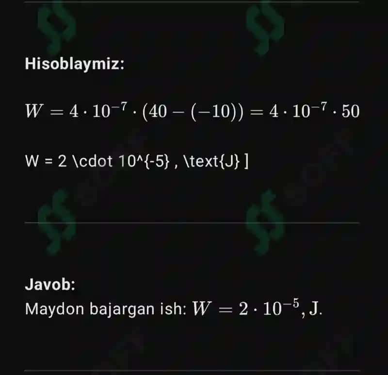 fizika yakuniy savollariga javoblar 2