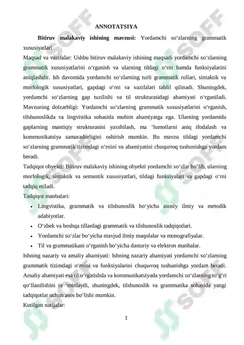 Yordamchi soʻzlarning grammatik xususiyatlari 2