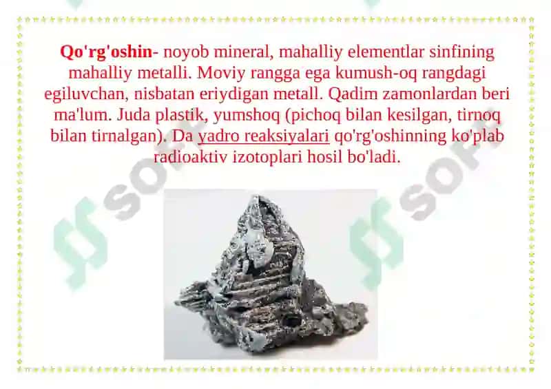 Qo'rg'oshin 2