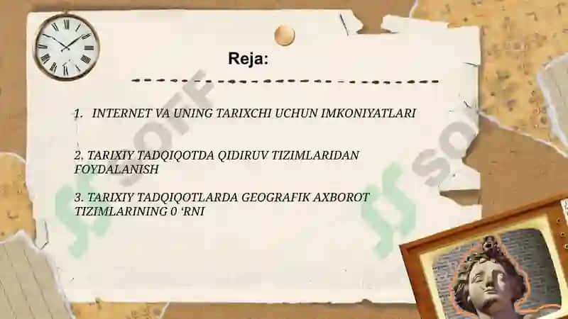 Raqamli tarix fanining boshqa fanlar bilan aloqadorligi 2