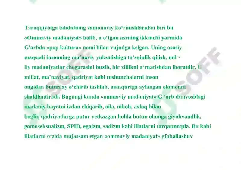 Ommaviy madaniyat 2