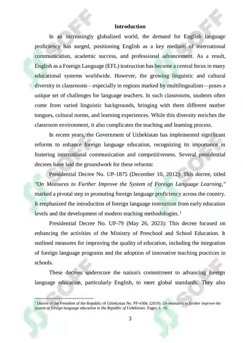 Challenges in Teaching English as a Foreign Language in Multilingual Classrooms 2
